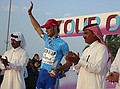 Ronde van Qatar, 5e etappe - 6 februari 2004<br />Tom wint punten en jongerentrui<br />Foto: Wilfried Peeters